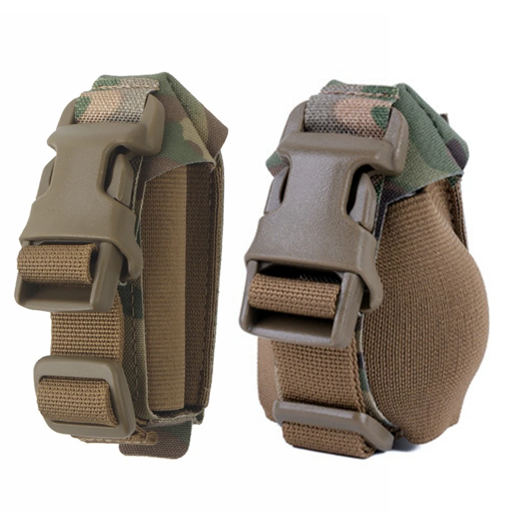 Bolsa táctica MOLLE elástica para granadas, mini fija