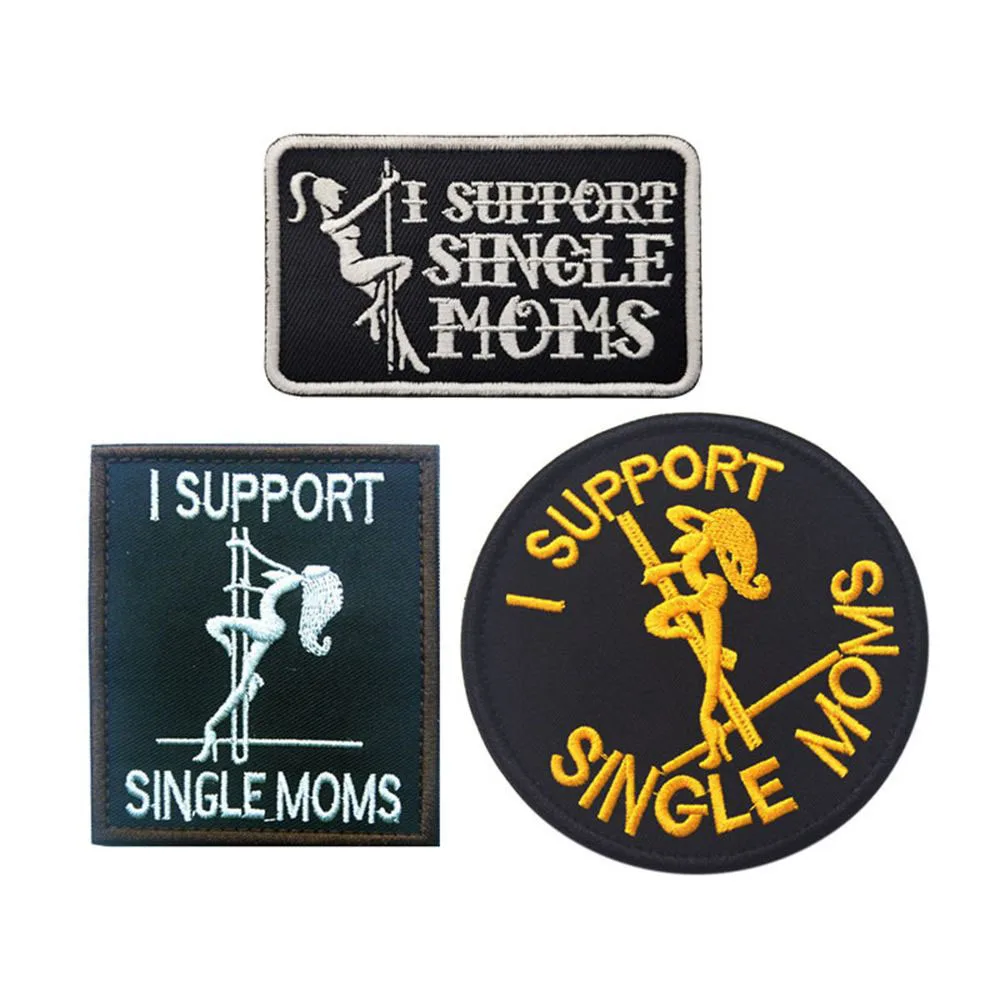Parche bordado personalizado Apoyo a las madres solteras para mochilas - imagen 5