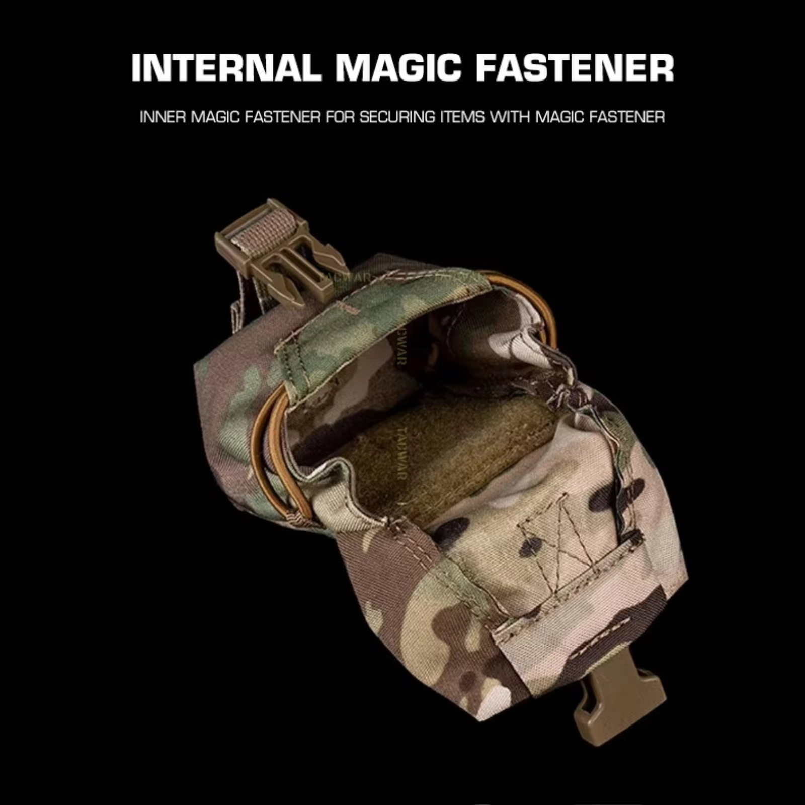 Frag Bolsa Táctica MOLLE Granada con Cinturón Cinta Aire Libre - imagen 2