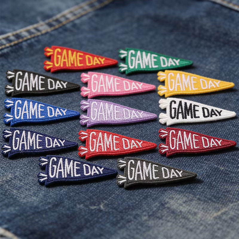 Parche bordado termoadhesivo multicolor para coser y planchar