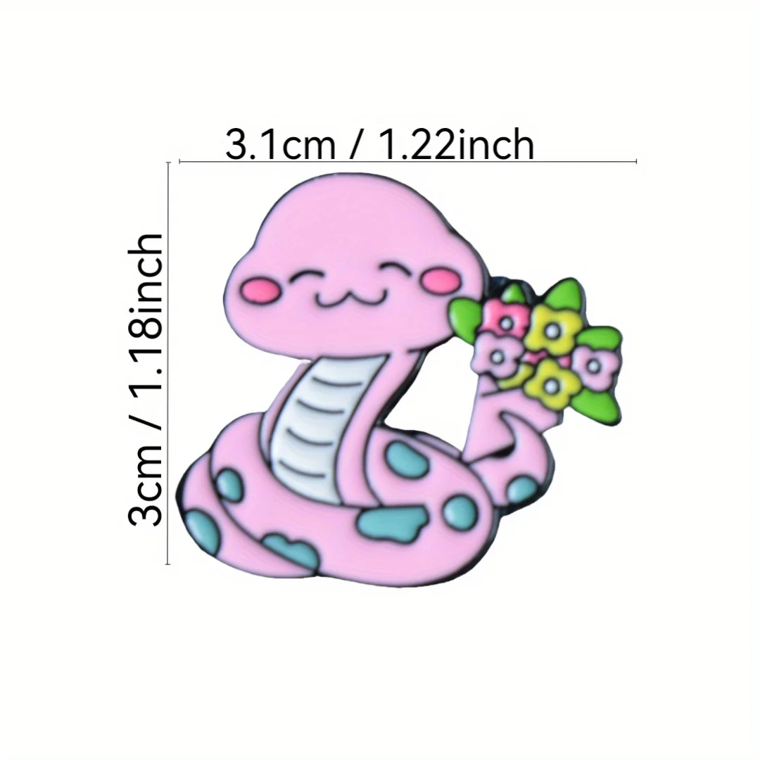 Alfileres de solapa metálicos esmalte animales de dibujos animados - imagen 2