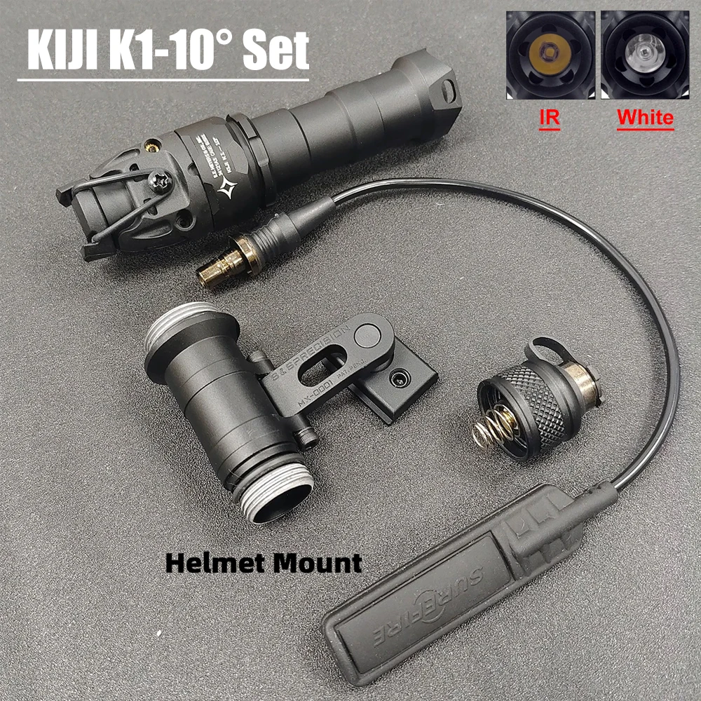 K1-10 Linterna táctica IR LED 850 nm con rail 20 mm y interruptor - imagen 5