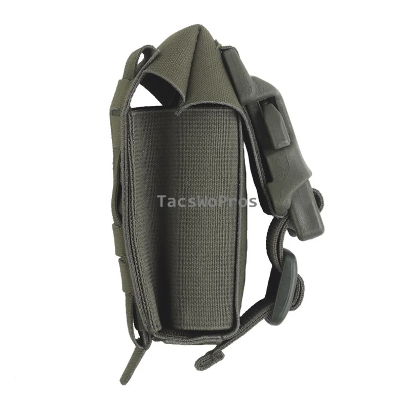 Porta granadas táctico MOLLE mini bolsillo elástico flexible - imagen 3