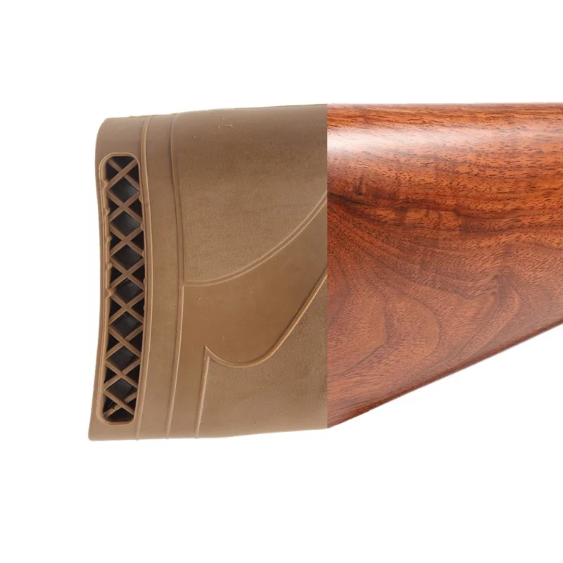 Almohadilla de goma antichoque para rifle, protector de culata de escopeta, extensión de cañón para caza