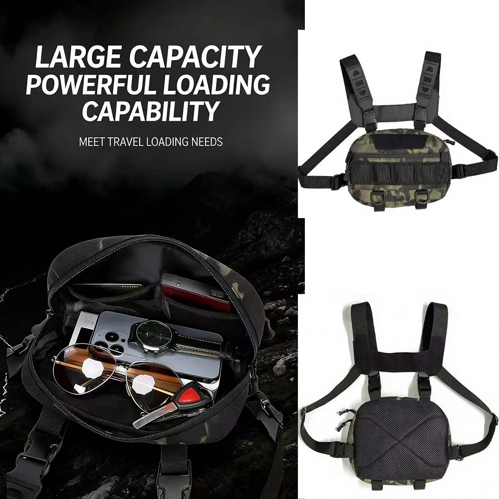 Bolsa compacta camuflaje estilo táctico