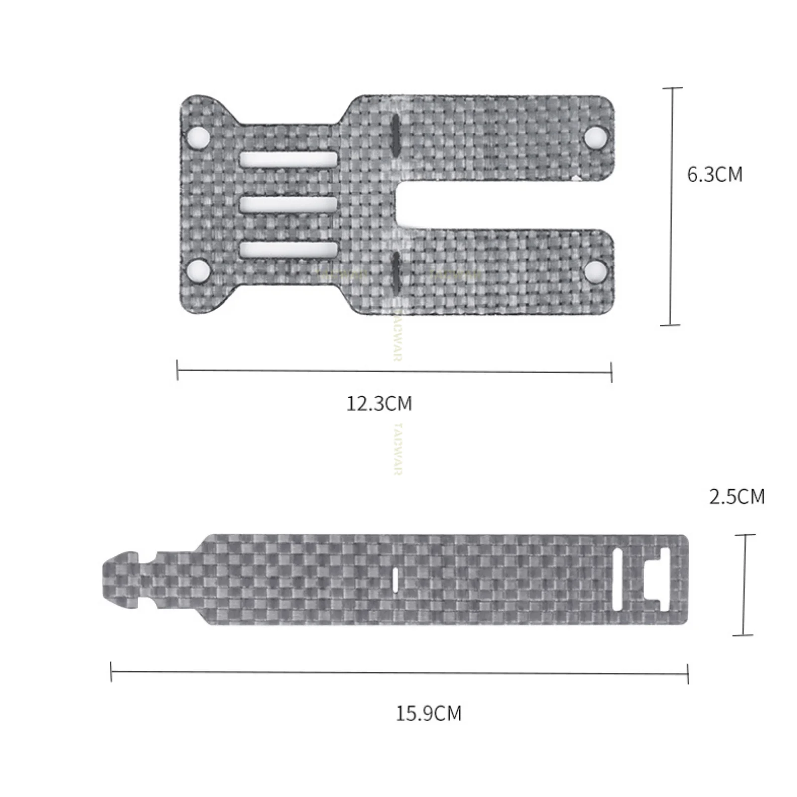 WRC 9mm Adaptador MOLLE horizontal táctico para cargador airsoft - imagen 3