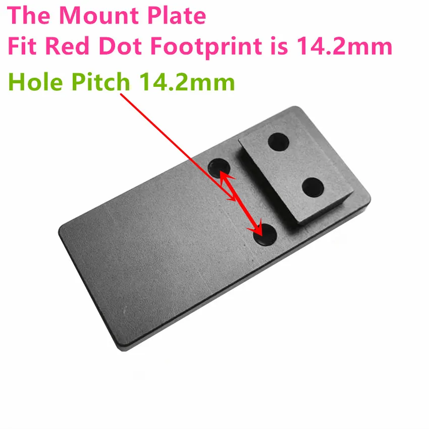 Placa de montaje con tornillos