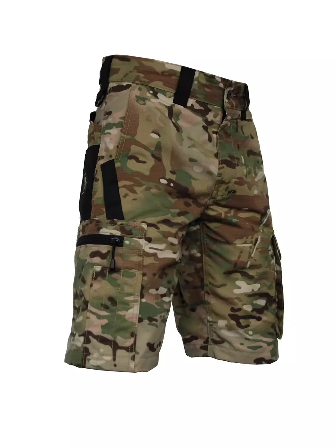 CP Pantalones cortos tácticos camuflaje ripstop hombre, antiarañazos - imagen 3