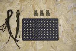 Kit médico táctico: placa de fijación con cuerda elástica antiderrames