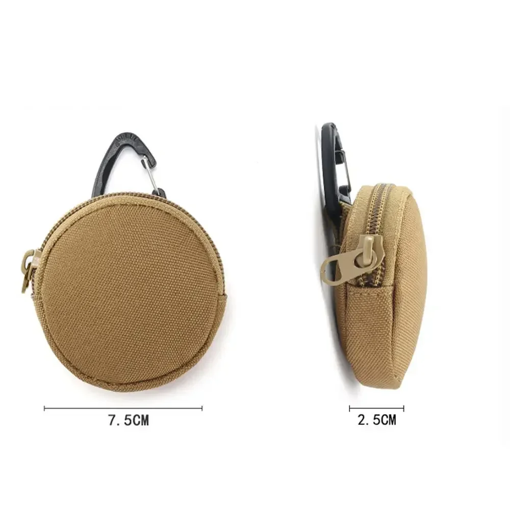 Bolsa táctica EDC ripstop ovalada para llaves y monedero cinturón - imagen 4