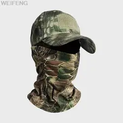 Pasamontañas táctico camuflaje completo para outdoor