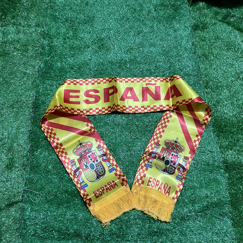 SKY FLAG bufanda España doble cara satén impresión bandera fútbol - imagen 2
