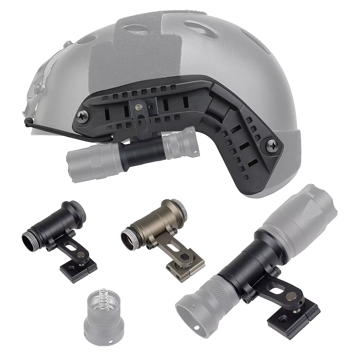 Soporte de casco táctico OPS-CORE SS Precision MAX ARC lateral