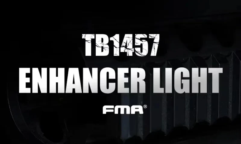 Linterna táctica FMA con luz LED y láser IR para montaje bajo cañón