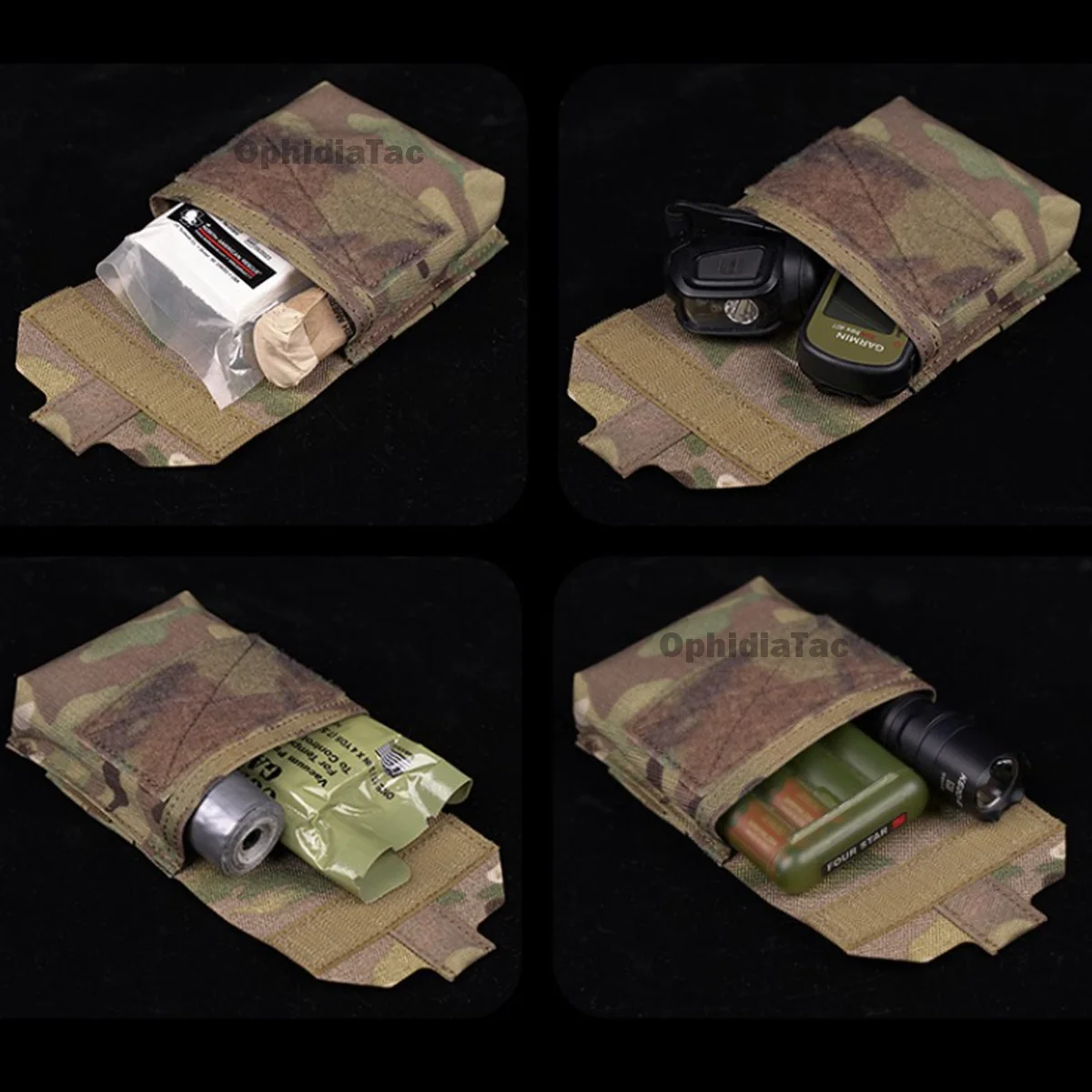 Ophidian-Mini Bolsa Utilidad Molle IFAK Micro GP Tapones Oídos Caza - imagen 5