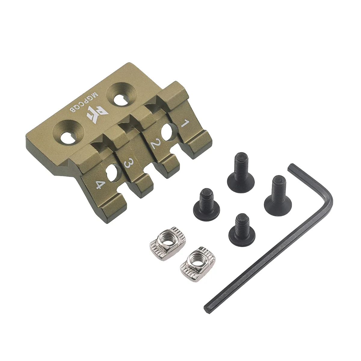 Soporte táctico para linterna Picatinny base lateral de metal - imagen 3