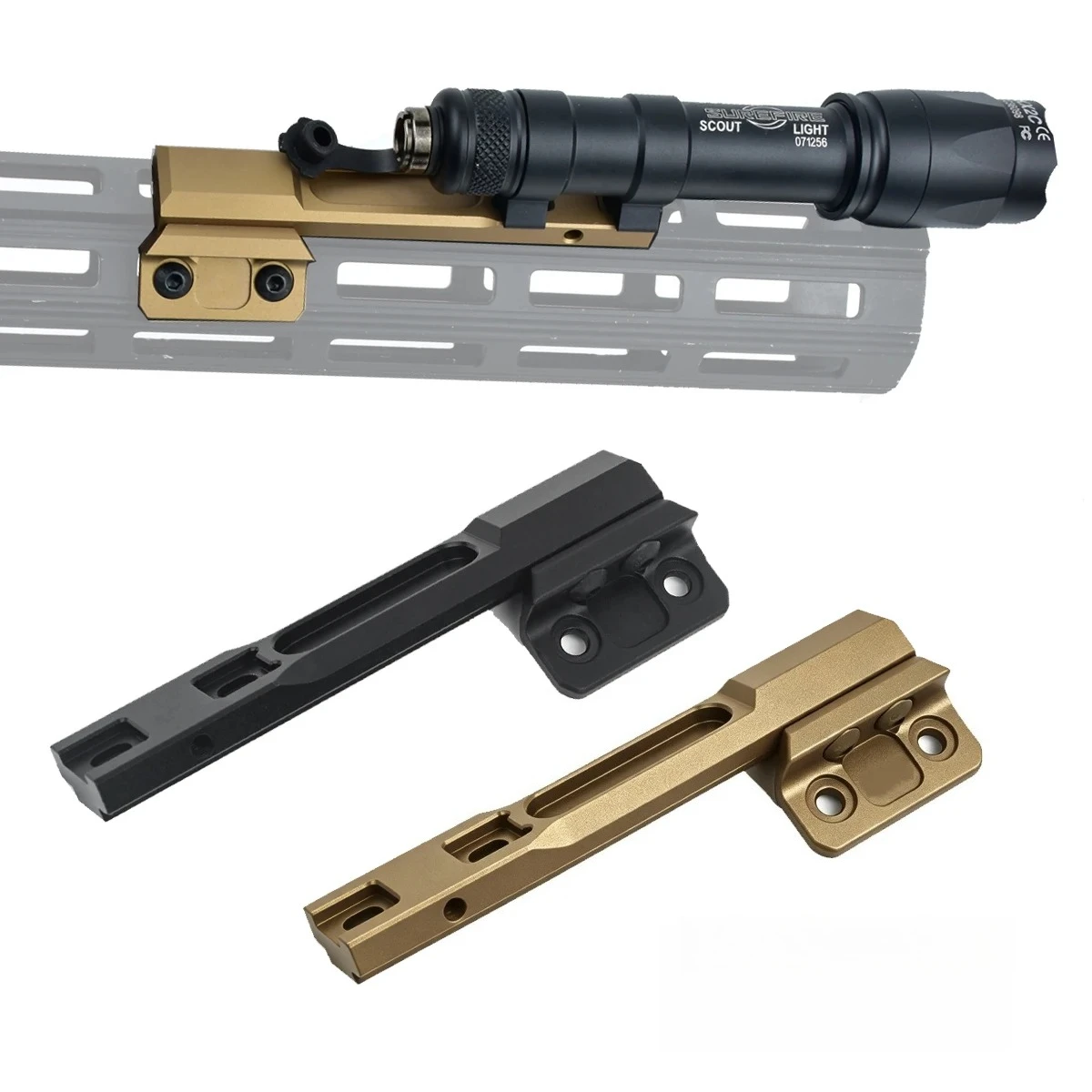 Soporte táctico SureFire M300/M600 M-LK para linterna rifle - imagen 3