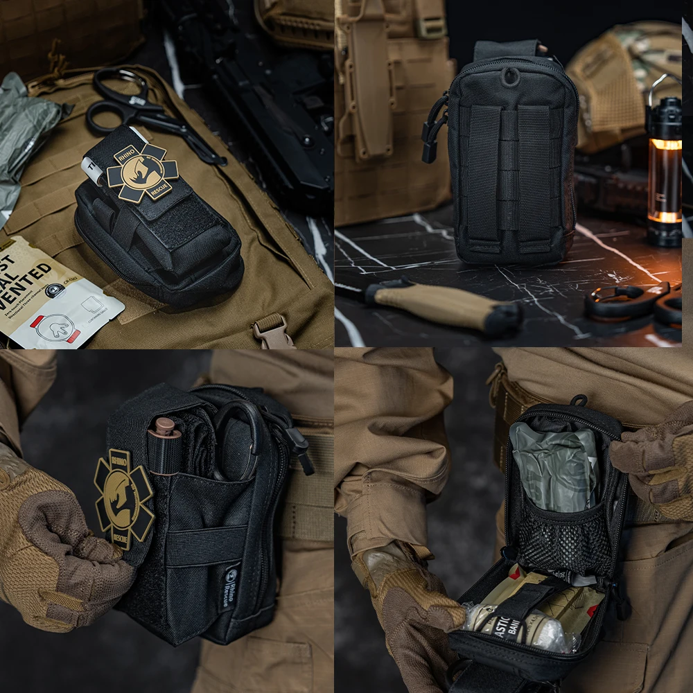 Rhino Rescue IFAK táctico MOLLE con torniquete para EDC - imagen 2