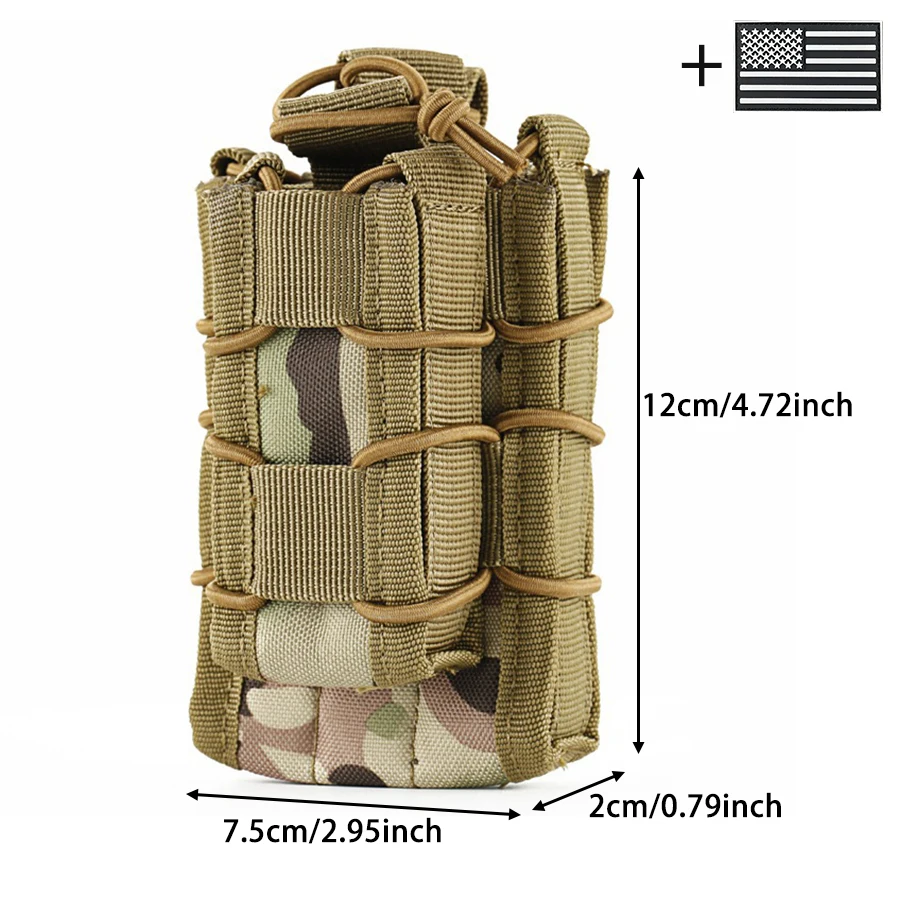 Bolsa de accesorios MOLLE de doble uso para exterior y tácticas - imagen 2
