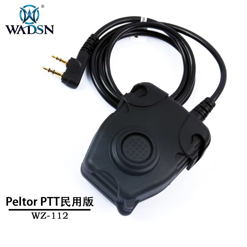 Wadsn auriculares tácticos PTT para radios Baofeng y Motorola - imagen 3