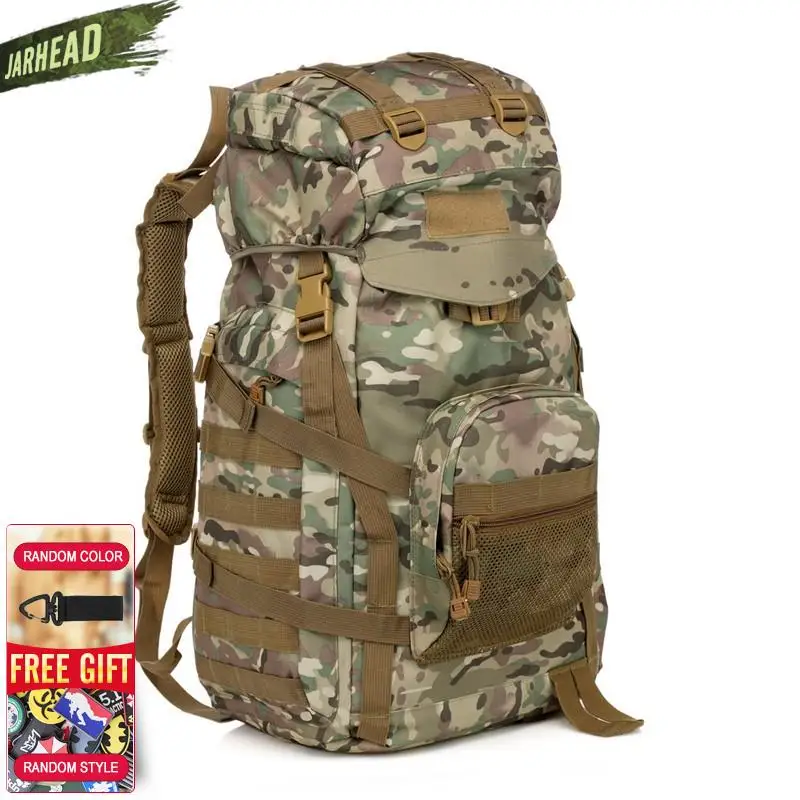 Mochila táctica impermeable 800D camuflaje para senderismo y viajes - imagen 2