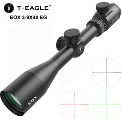 Mira telescópica para airsoft 3-9x40 con retícula iluminada multicolor