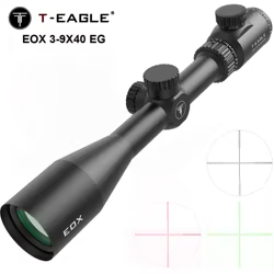 Mira telescópica para airsoft 3-9x40 con retícula iluminada multicolor