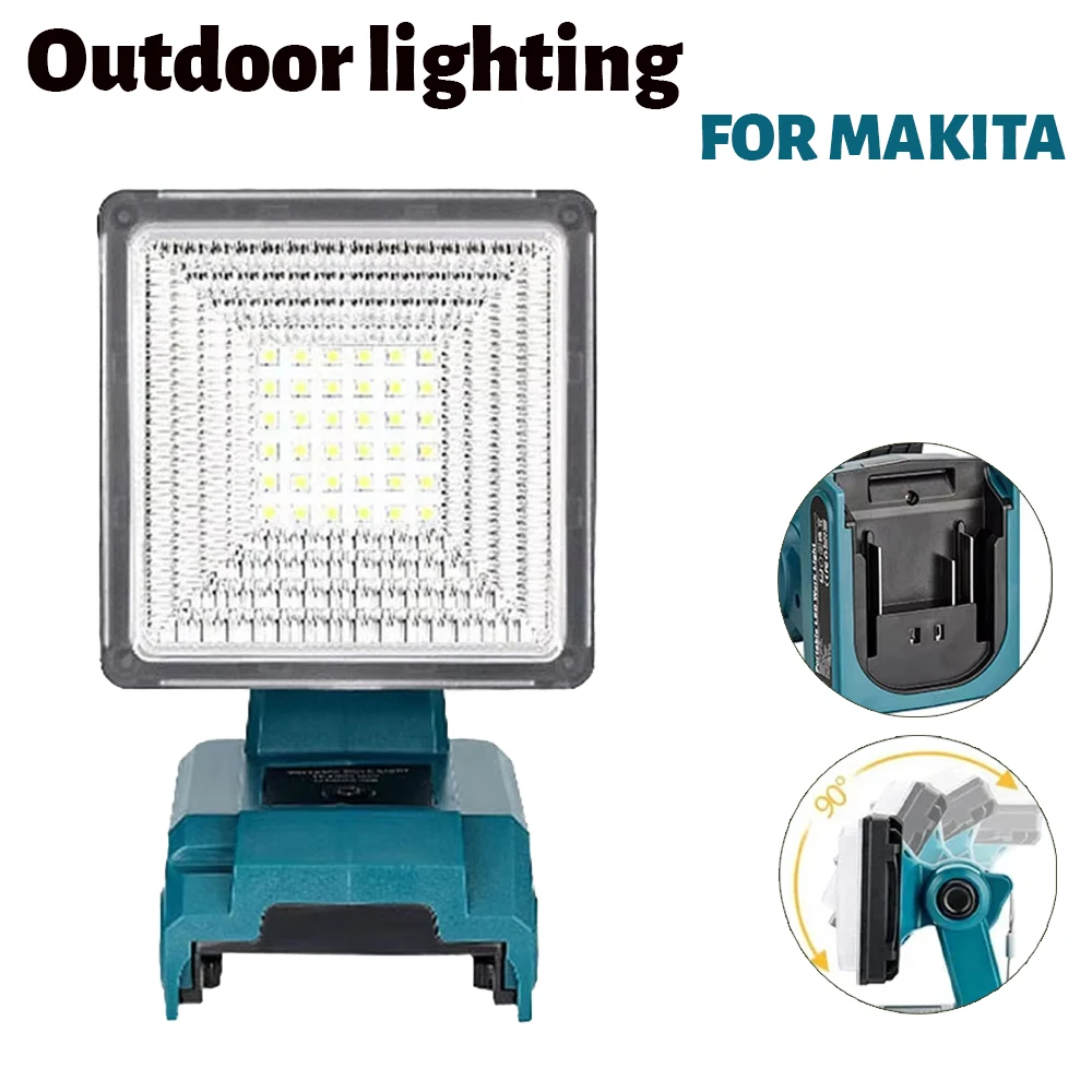 Makita batería Li-ion 18V para linterna LED de trabajo con USB-C