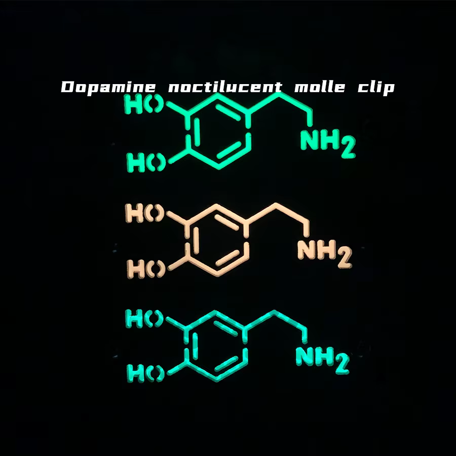 Clip MOLLE luminoso ABS – Accesorio reflectante táctico - imagen 5
