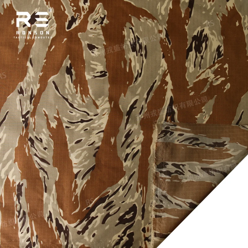Tela táctica camuflaje tigre del desierto a rayas - imagen 3