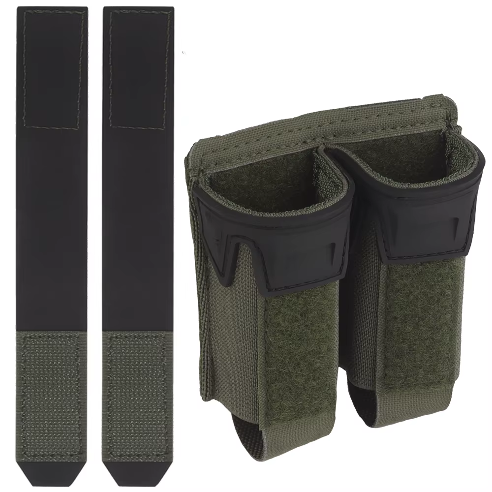 Portacargadores doble MOLLE camuflaje táctico liberación rápida