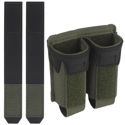 Portacargadores doble MOLLE camuflaje táctico liberación rápida