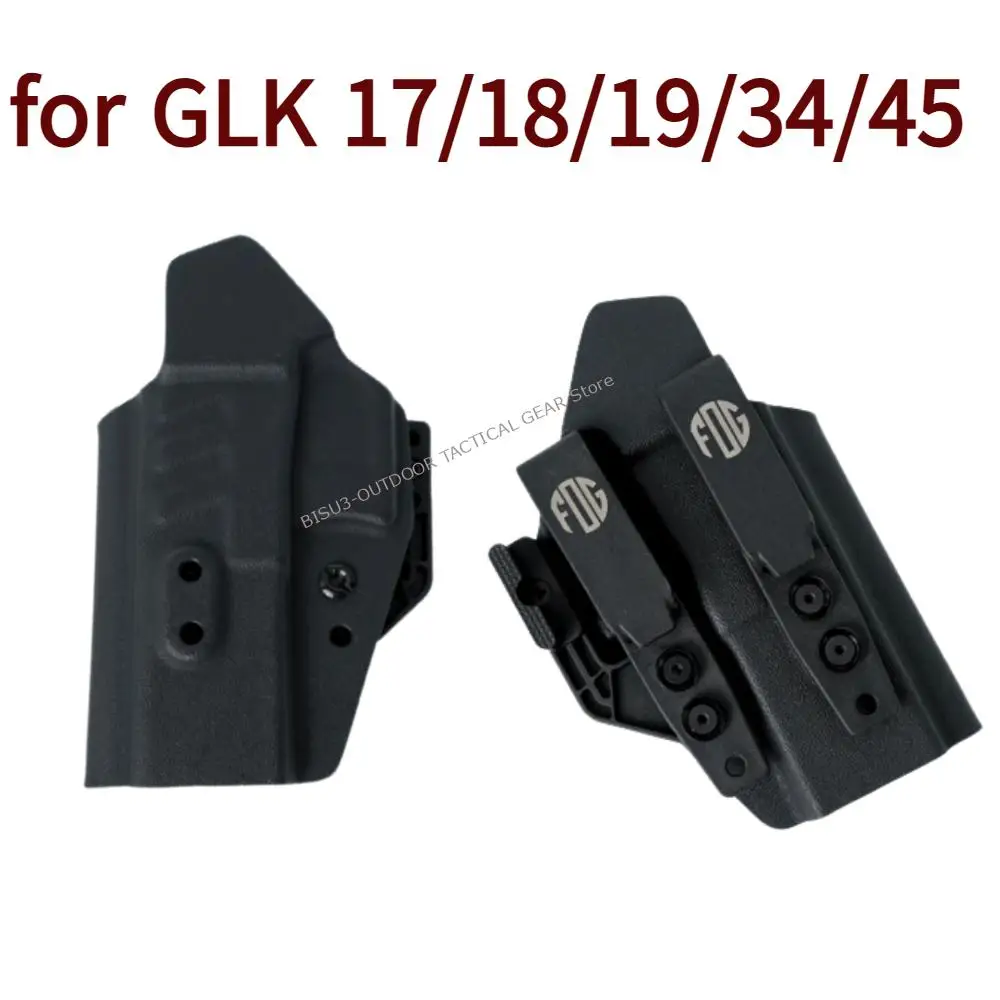 Funda IWB Kydex sin luz para pistola GLK, ambidiestra oculta - imagen 3