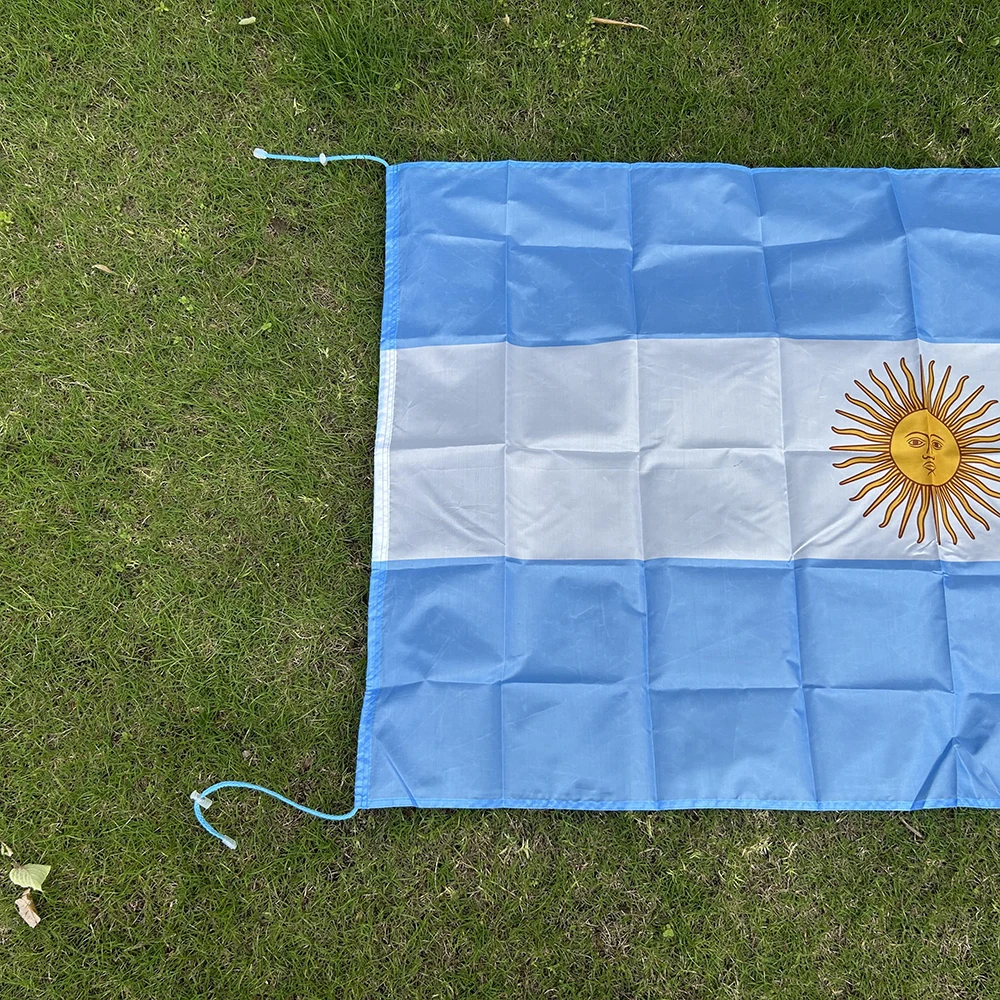 Bandera de Argentina tipo chal en poliéster resistente para exterior - imagen 3