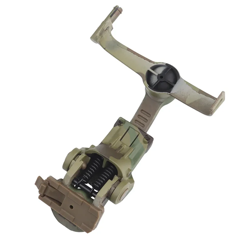 Adaptador de riel para casco con auriculares tácticos y soporte montaje - imagen 4