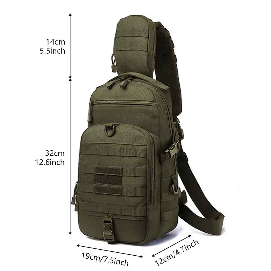 Bolso de pecho Oxford impermeable multifuncional crossbody - imagen 4