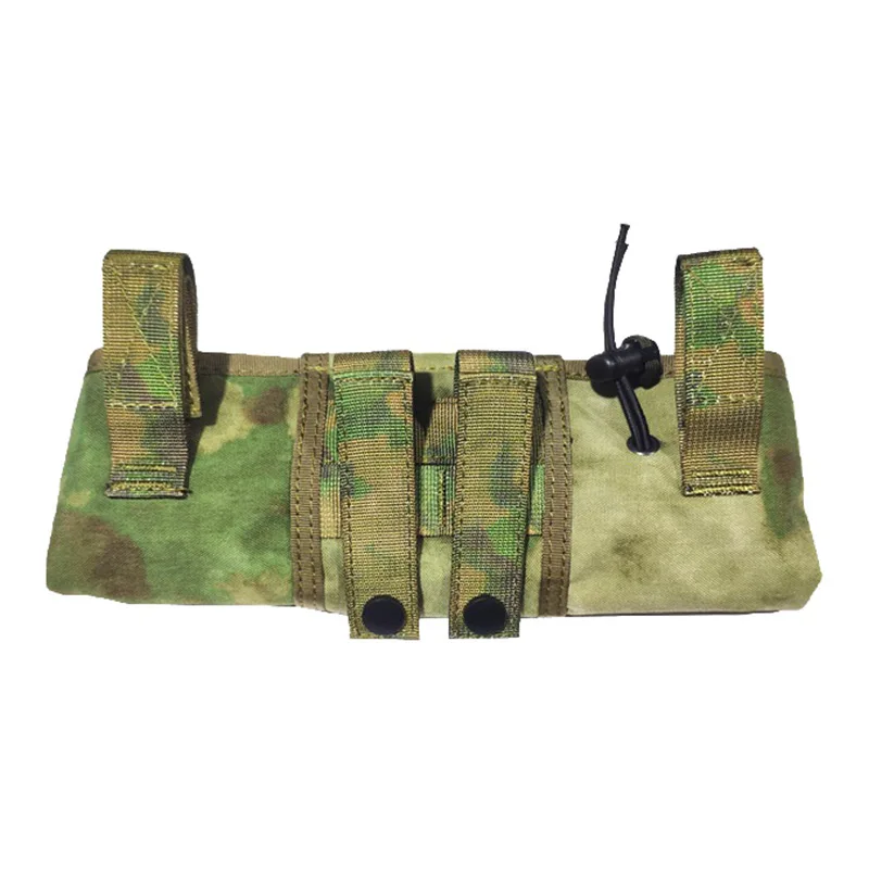 Bolsa táctica drop Multicam Black para cargadores Airsoft plegable