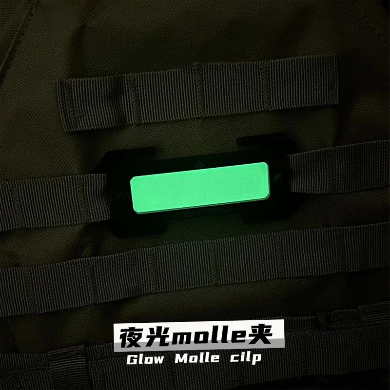 Highlight clip MOLLE fosforescente para cinturón de mochila táctica - imagen 5