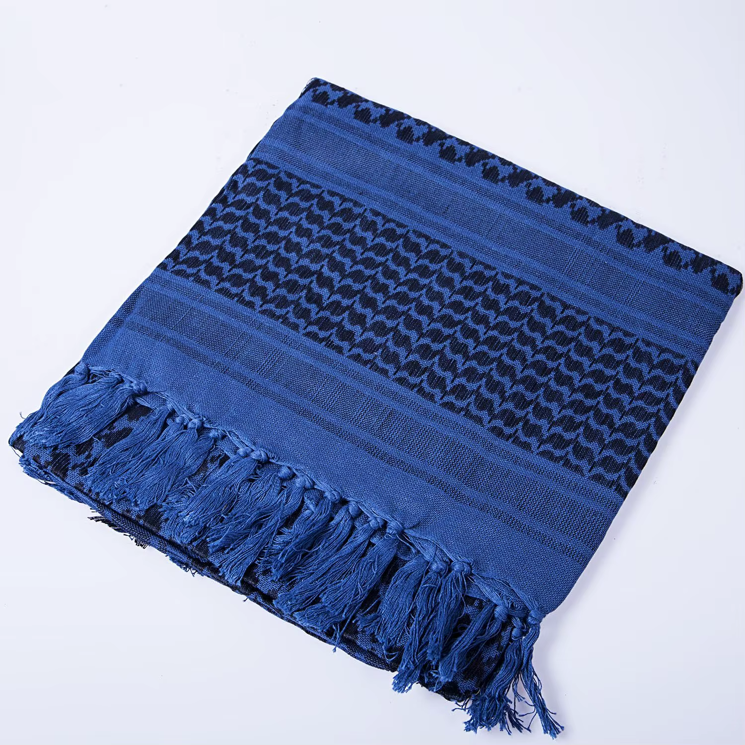 Bufanda táctica Shemagh militar azul 100% algodón ripstop cómodo