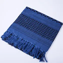 Bufanda táctica Shemagh militar azul 100% algodón ripstop cómodo