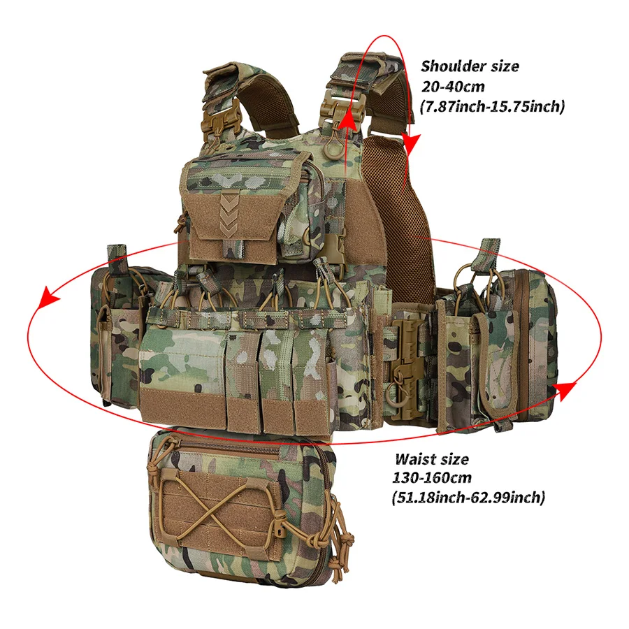 Chaleco camuflaje YAKEDA en exterior