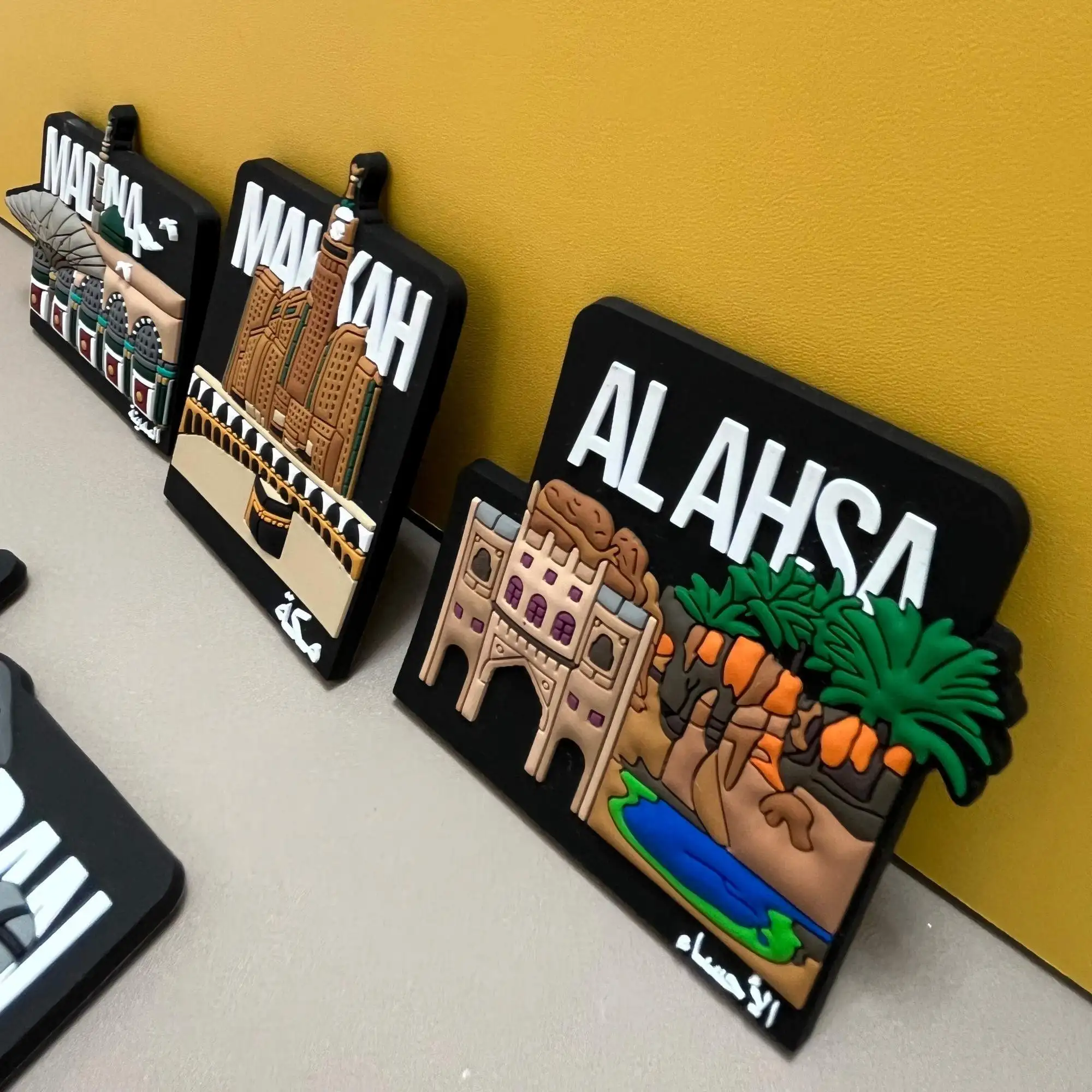 Imán refrigerador PVC 3D personalizado – Decoración hogar turística