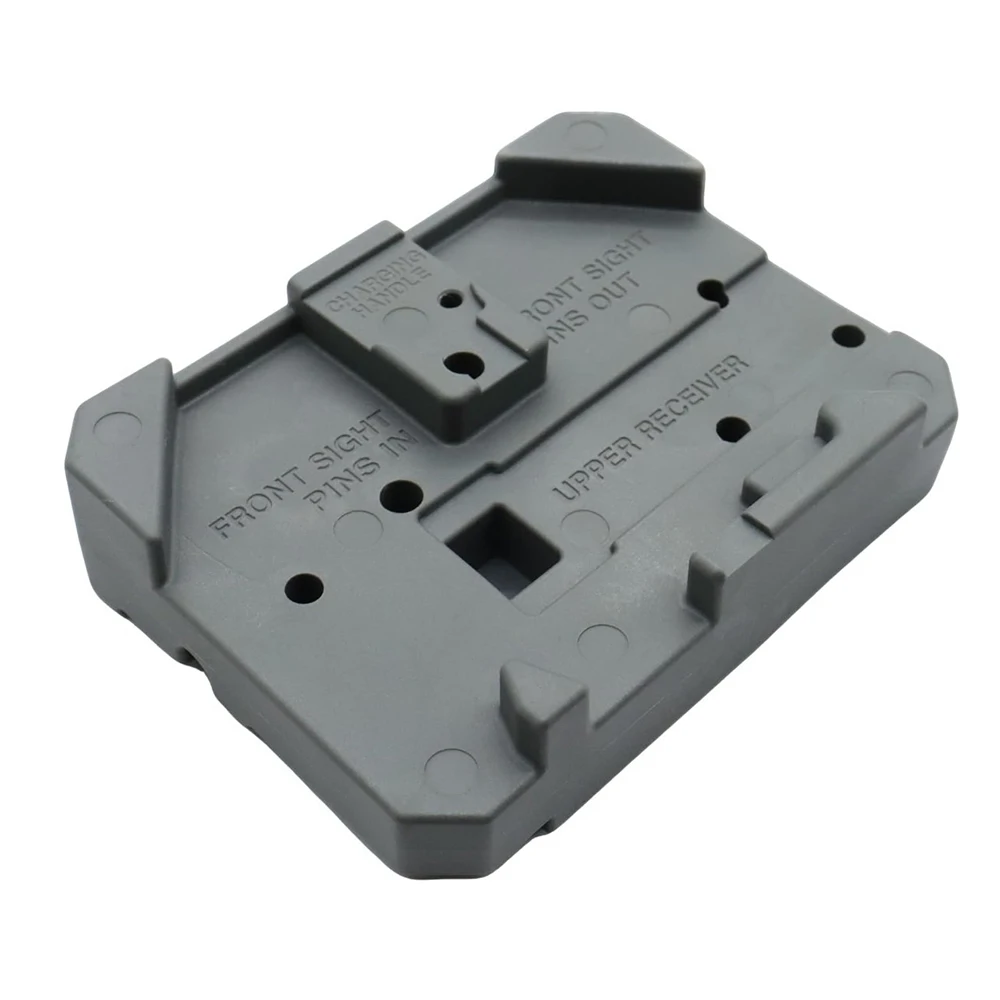 AR-15 Bloque de reparación plástico gris para ensamblaje y mantenimiento - imagen 4