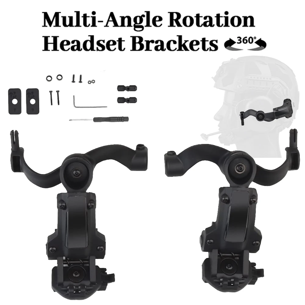 Adaptador orejeras OPS-Core multiángulo – Soporte táctico M-Lok - imagen 3