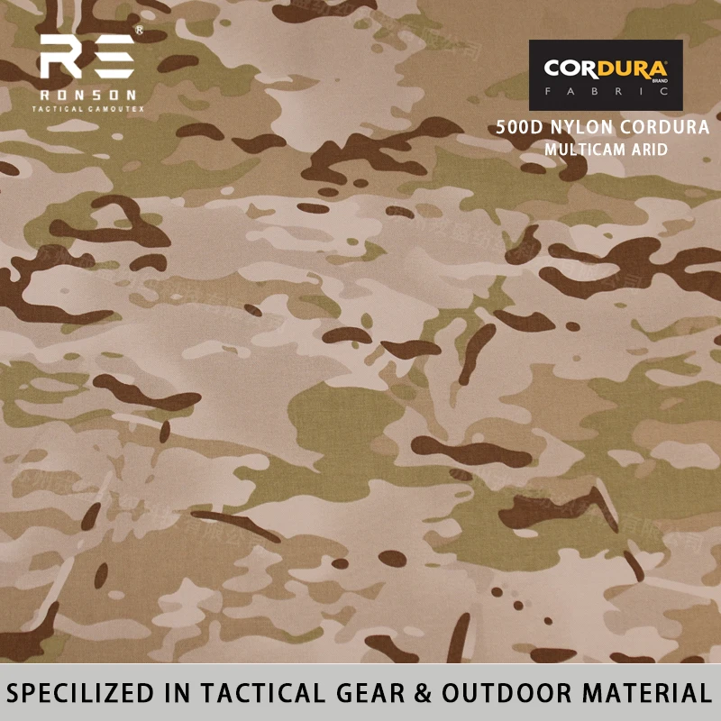 Tela Cordura 500D camuflaje desértico CP, recubierta PU, impermeable