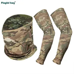 Conjunto táctico camuflaje para exterior con guantes y máscara