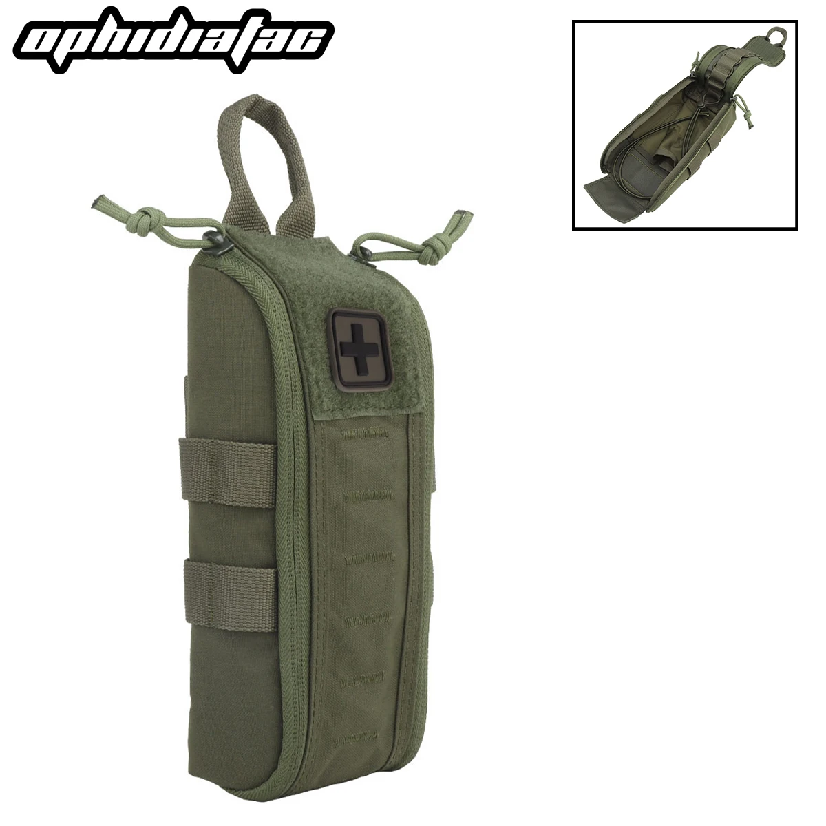 OPHIDIANTAC Bolsa IFAK Táctica MOLLE extraíble liberación rápida - imagen 2