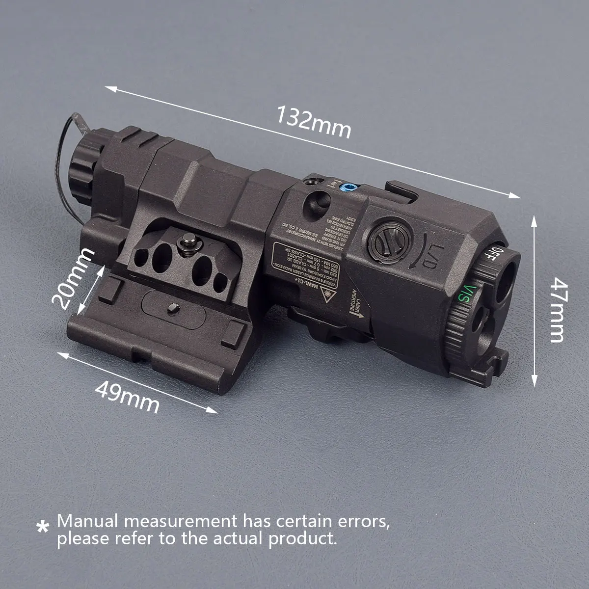 MAWL C1: monocular de visión nocturna con láser verde y luz LED blanca - imagen 2