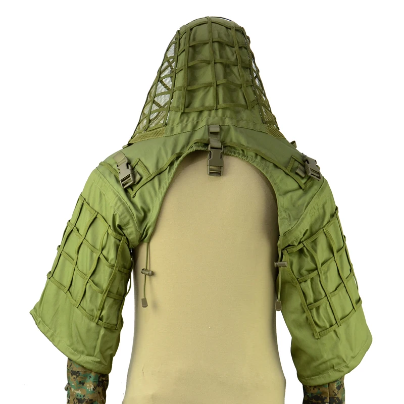 Viper Capucha Ghillie Táctica – Airsoft y Caza - imagen 3