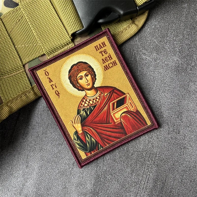 Parche táctico estampado Nicolás gancho-bucle para mochila y brazalete - imagen 3
